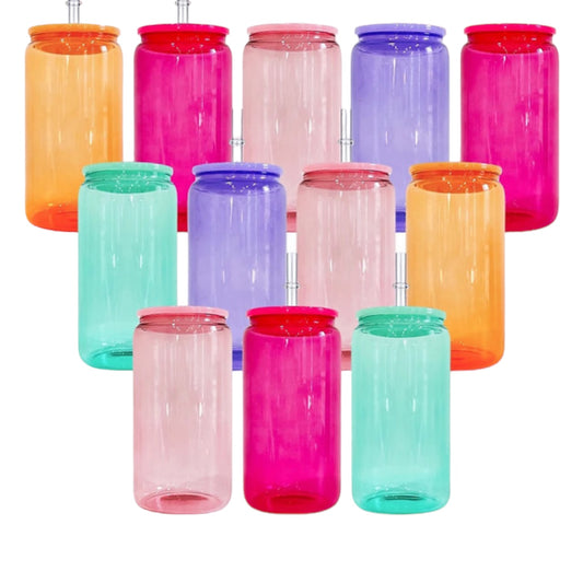 16oz jelly libbeys with lids and straws